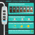 Dimmer, Dual Head LED Grow Light for Indoor Plants, Full Spectrum Under Cabinet Plant Light for Shelves, High PPFD