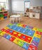 KC Cubs: Educational Rug: ABC Alphabet, Numbers & Shapes - 3x5' Playmat