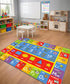 KC Cubs: Educational Rug: ABC Alphabet, Numbers & Shapes - 3x5' Playmat