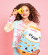 Set iscream Play with Your Food! Go Fish! Fleece Play Pillow with Embriodered Accents