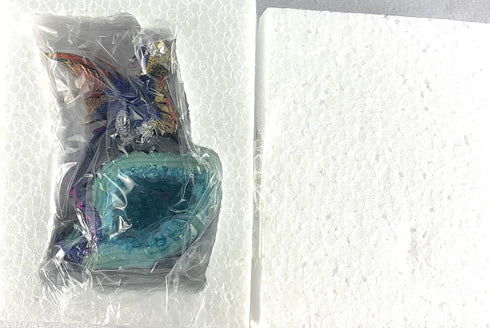 Ain’t It Nice Dragon Statue - Sparkling Medieval Collectible Fantasy Figurine Décor, Blue 3(L) X 1.5(W) X 4(H) inches