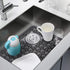 Silicone Sink Protectors for Kitchen Sink, Dish Drying Mat, Flexible and Heat Resistant Protector for Stainless Steel