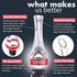 New 2024 Luxury Wine Aerator, Professional Quality Wine Air Aerator Pourer, Red Wine Decanter with Spout