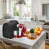 Stand Mixer Dust Cover with 3 Pockets, Compatible with KitchenAid Tilt Head, Easy Cleaning, Ironable Black