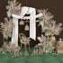 VIOPVERY Mr and Mrs Sign & Just Married Banner, Large Wooden Letters for Wedding Table, Photo Props for Anniversary