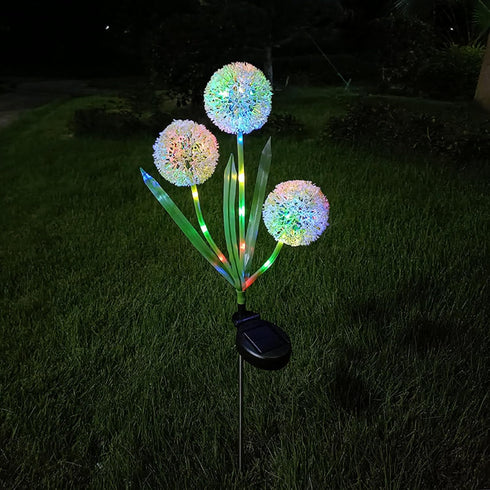 Garden Solar Lights Flowers, Automatic Lighting at Night, Waterproof Garden Decor for