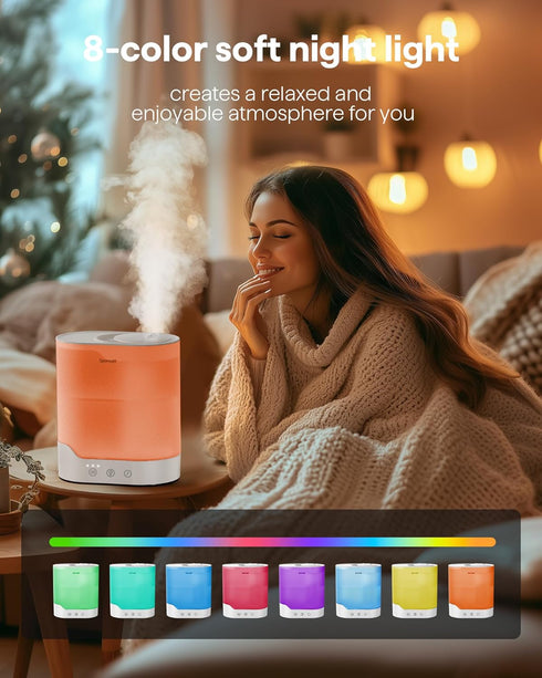Home,2.5L Sponvatt Humidifiers for Bedroom Top Fill Cool Mist Air Humidifier for Large Room Baby Nursery,Quiet
