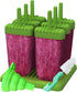 Ozera Popsicle Molds Set of 6 Reusable Ice Pop Molds with Funnel & Cleaning Brush for Homemade Popsicles