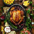 JY COOKMENT 18” Granite Roaster Pan with Domed Lid, Oval Turkey Roaster Pot for Turkey, Chicken, Lamb, Dishwasher Safe