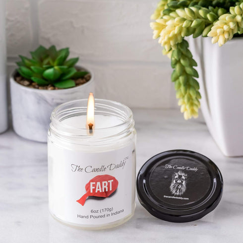 Fart Scented Candle - Smells Terrible - 6 Ounce Jar Candle