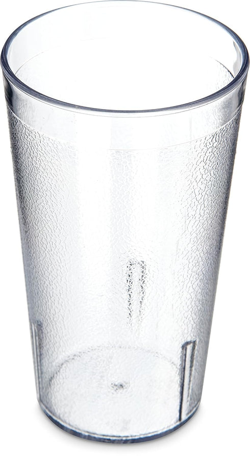 Carlisle FoodService Products Stackable Tumbler, 12 Ounces, Clear, Plastic, Pack of 24