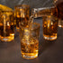 170 ml 6 oz Set 6 Moroccan Glasses Artisan Hand-Made Multipurpose Tea, Coffee and Wine Moroccan, Hot & Cold Tumbler