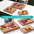 BETOLEAN Set 3-Piece Acacia Wood Cutting Boards with Juice Groove & Handles for Kitchen Charcuterie Chopping Board
