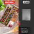 Brownie Pans with Dividers, Non-Stick Baking Tray with 18 Pre-Cut Molds, 12 x 8 Inches
