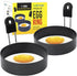 3.5'' Nonstick Egg Rings, Professional Stainless Steel Omelet/Egg Rings for Frying Eggs, Egg Mcmuffins, Mini Pancakes
