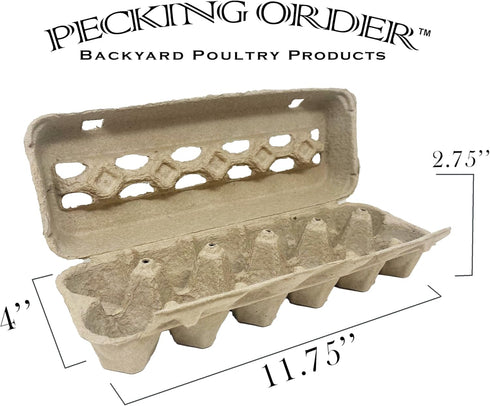 50 Pack Paper Pulp Egg Cartons