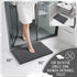 Yimobra Non Slip Washable Bathroom Rugs 32x20 Inch - Ultra Soft Absorbent Chenille Bath Mat, Dark Gray