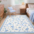 GarveeHome Floral Bow Rugs for Bedroom Girls, 3x5 Rug for Living Room