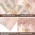Happy 10th Birthday Door Banner Backdrop Decorations, Pink Rose Gold 10 Year Old Birthday Party Door Cover Sign Supplies