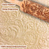 Embossed Rolling Pin for Baking, Cookie Embossing Rolling Pins with Flower Pattern Christmas Snowflake Paisley Wooden Engraved Dough Roller Clay Pottery Ceramic Kitchen Baking Gifts Bakers Women Kids by Big Role