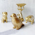 Golden Bird Statue, Animal Figurine Home Decor, Bird Sculpture for Home Office Desktop Bookshelf