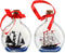 SAILINGSTORY Ship in a Bottle Nautical Christmas Ornaments Boat in a Bottle