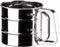 2.5 Cup Flour Sifter, Semi Automatic Small Baking Sieve, Stainless Steel Fine Mesh Sieve