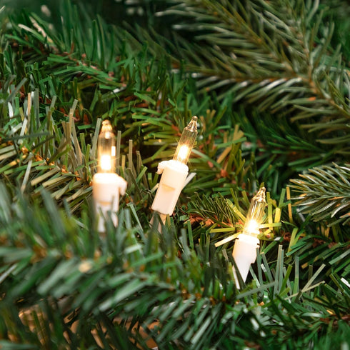 4' 20ct Northlight Mini Incandescent Christmas Lights - Clear - White Wire