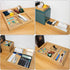 Set 7 Wooden Serving Trays with Handle - of - Large, Medium, Small and Mini - Nesting Multipurpose Trays