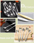 16 Pcs Teaspoon Tea Spoons, ESRISE Stainless Steel Cute Coffee Spoon for Tea Party Decorations (Silver)