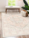 LIVEBOX Pink Area Rug 5x7 - Soft Rugs for Bedroom, Non-Slip Pink