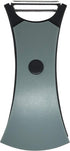 2-in-1 Rotating Peeler with Straight and Serrated Stainless Steel Blades (Light Blue)