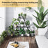 Furshus 3-Tier Plant Stand for Patio, Metal Plant ShelfIndoor/Outdoor Display Rack for Multiple Pots, Heavy Duty