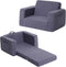 Tiita Kids Sofa, 2-in-1 Kid Chairs, Convertible Children Couch to Lounger, Flip