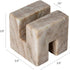 Creative Co-Op Contemporary Marble Cookbook Stand, Beige