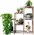 NIREUS Plant Stand Indoor and Outdoor,Wooden Plant Stand Multi Terrace Living Room Corner