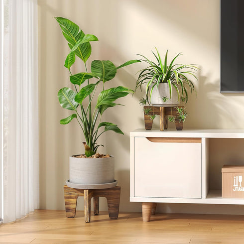 Counter 10") Plant Stand Indoor Outdoor, Plant Holder Sturdy Single Flower Pot Stand Planter Stand Stool Display