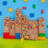 3 PHD CAKE Number Building Block Birthday Cake Candle, Numeral Birthday Candles