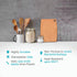 Wooden Cutting Board for Kitchen - Small Composite Wood, Thin, BPA Free & Eco-Friendly (11.5 x 9 Inch, Natural)