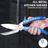 5 2024 Green,2pcs set,blue Heavy Duty Poultry Shears Kitchen for Chicken Meat,Multipurpose Kitchen Shears for Food,Herb