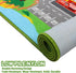 59"x39.4", Kid(59X39.4Inch,Green) Kids Carpet Playmat Rug Car Rug for Kids Cars, Non-Slip Town City Road Map Kids Rugs