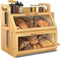 BAMBANG Extra Large Bread Box, Double Layer Bread Box for Homemade Bread,