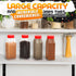 2 32oz Pcs Large Seasoning Shaker Storage Seasoning Containers Large Spice Shakers with Holes and Lids Dual Shake