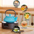 27oz, 800ml Cast Iron Teapot, Japanese Tea Pot with Infuser for Loose Leaf, Tea Kettle Stovetop Safe Coated