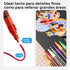 12 3mm ARTISTRO Metallic Paint Pens for Glass Marking, Rock Painting, Ceramic, Wood, Fabric, Scrapbooking, DIY Craft