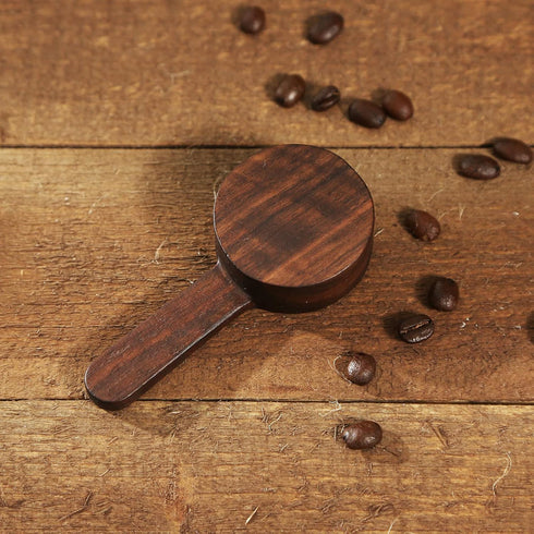 Wood Scoop for Canister - Measuring Spoon for Coffee Beans, Ground Coffee, Protein Powder, Spices, Tea, Bath Salt