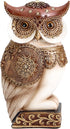 Owl Statue for Home Decor Accents, Shelf Bookshelf Table Office Living Room Decor Owl Figurine, Ideal Gifts for Bird