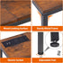 Nouva 70 Inch Narrow Console Table with Outlet, Sofa Table with Charging Station, Behind Couch Table with Metal Frame