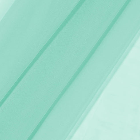 PAIRS TO GO Rod Pocket Sheer Window Curtains - 2 Panels for Bedroom or Living Room, 59 in x 63 in