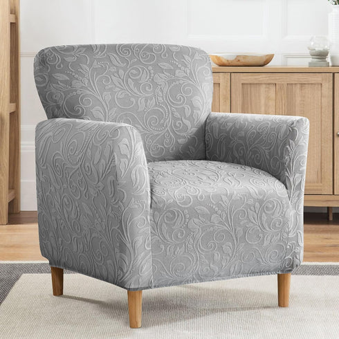 1 MIFXIN Banquet Armchair Slipcover Chair Cover with Arms Piece Spandex Elastic Stretch Accent Armchair Couch Sofa